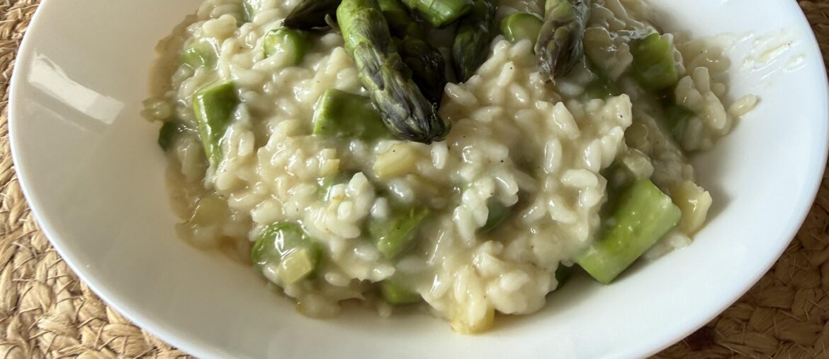 Asparagus risotto