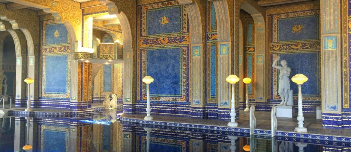 The indoor pool at Hearst Castle [OC][3264x2445]