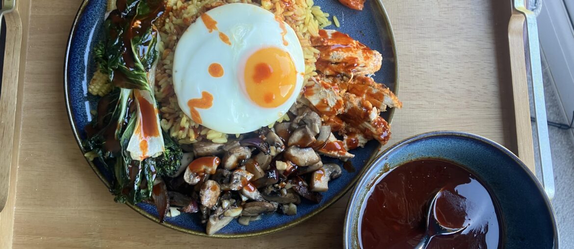 My first bibimbap