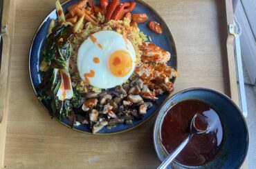 My first bibimbap