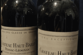 Chateau Haut Bailly 1975 and 1989