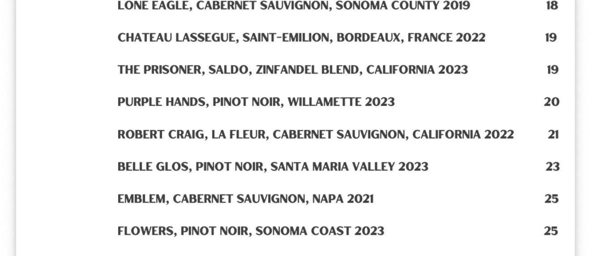 Steakhouse Dinner Tonight, What Should I Drink?