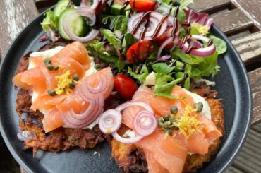 Lox and latkes