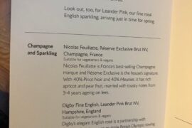 Anything worth singling out for the flight?