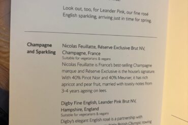 Anything worth singling out for the flight?