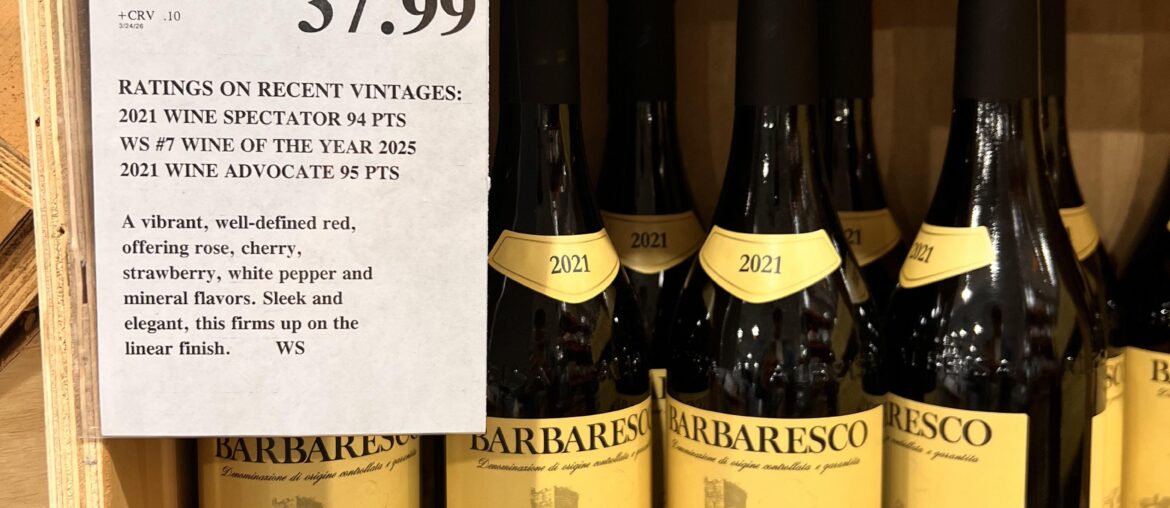 First time trying Barbaresco for an awesome price