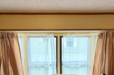 Help. I want to replace curtains but don’t know how to for a double wide trailer bay window. Plus what is in there is obsolete.