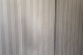 Contractor damaged my discontinued wallpaper with paint — any way to fix or replicate it?