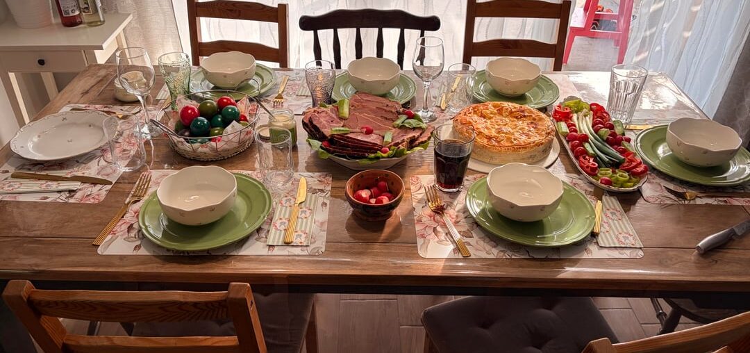 Easter dinner in Hungary