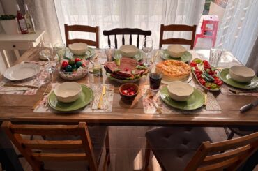 Easter dinner in Hungary