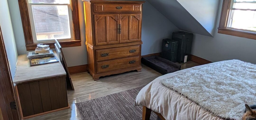 What to do with sloped ceiling?