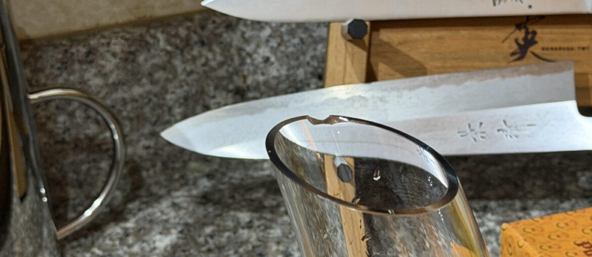 Chipped my husband’s $350 Gabriel Glass decanter