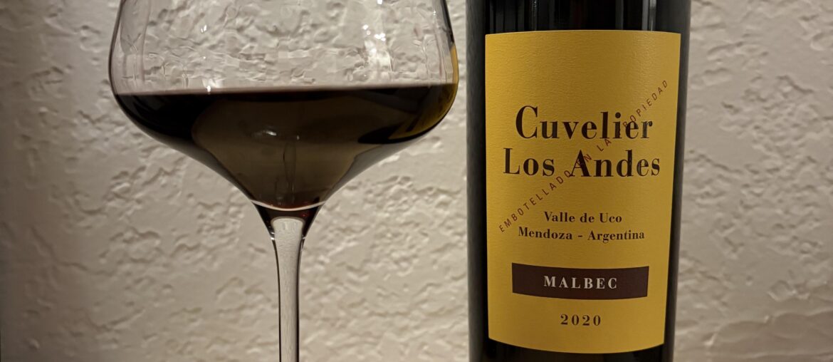 Cuvelier Los Andes, Malbec, Valle de Uco 2020