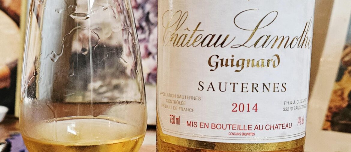 Chateau Lamothe Guignard Sauternes Grand Cru Classé 2014