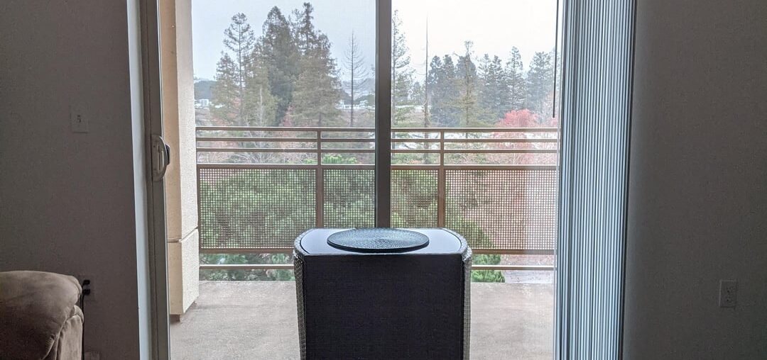 Although it was just a small upgrade, it made me more willing to stay on the small balcony.