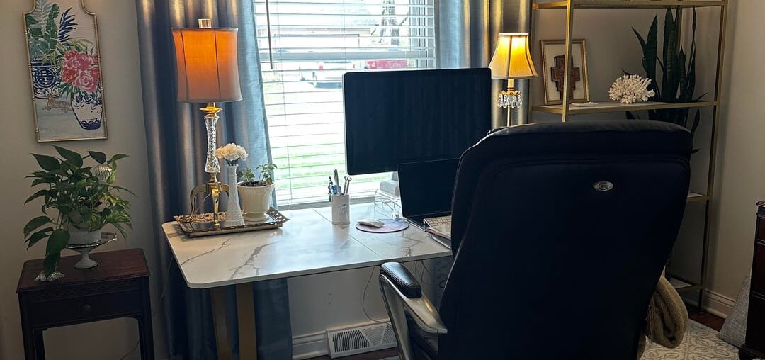 Redecorated Home Office