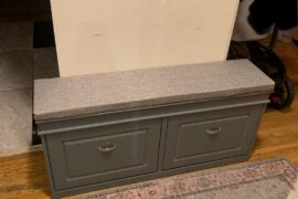 Advice on shoe rack that is too long