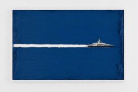 My art mockup for my Mischief superyacht client in Sydney. What do you guys think? Does it fit the space? (It’s AI generated).