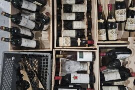 I came across a treasure trove of vintage wine