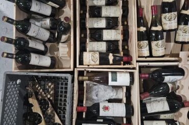 I came across a treasure trove of vintage wine