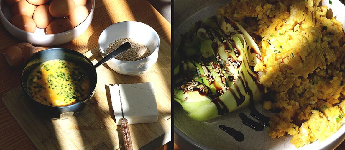 Œufs brouillés avoine/feta