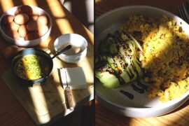 Œufs brouillés avoine/feta