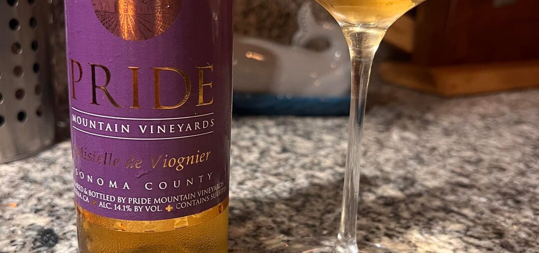 N.V. PRIDE MOUNTAIN SONOMA COUNTY MISTELLE DE VIOGNIER