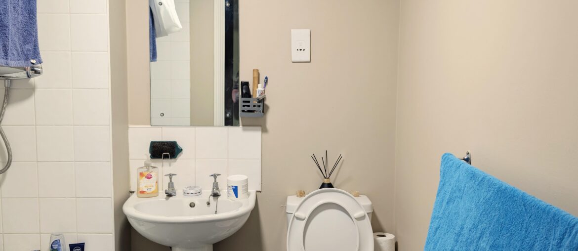 Just repainted my bathroom went from a blue to a butterscotch.