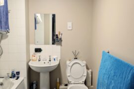 Just repainted my bathroom went from a blue to a butterscotch.