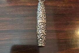 Not really the kind of item that gets shared here, but I thought yall would appreciate this. I found this at a flea market today, it's and antique sterling silver corkscrew pendant.