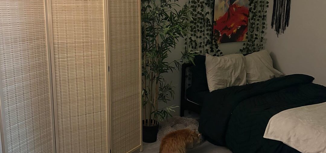 Curtains for awkward bedroom window