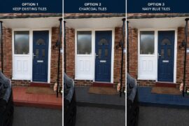 Which tile colour looks best? Option 1,2 or 3?