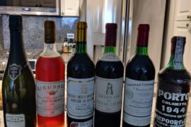 A night with 6 birth year wines and matching food