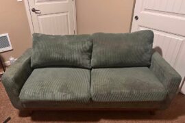 Thoughts on mixed style couches in a small living room?