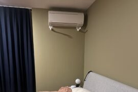 IVAR Sliding Cabinets as bedside table