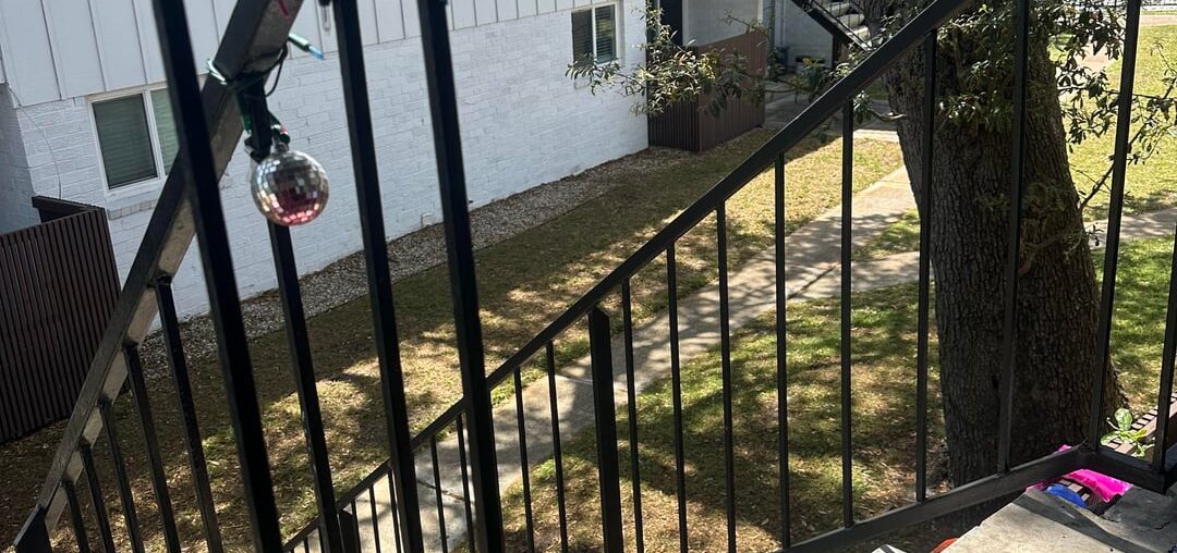 How can I baby proof these outdoor stairs at our apartment?
