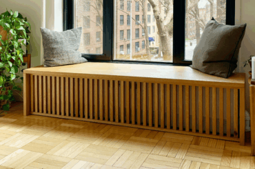 Making a bench over baseboard heating ?