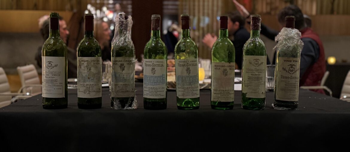 Vega Sicilia vertical in NYC last month