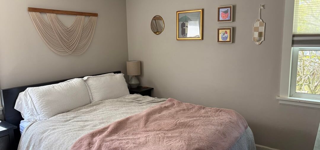 Does my bedroom art look awkward?