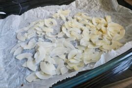 Noix de coco en snacks
