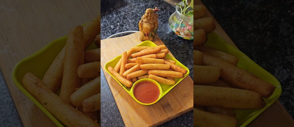 Suji French Fries | Instant Recipe #Foodie #Cookingviedo #Yummyfood #Teatimerecipe #Snacks #Shorts