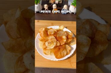 Crispy Potato chips #shorts #recipe #snacks #potato #chips #trending #viral #shortsfeed #cooking