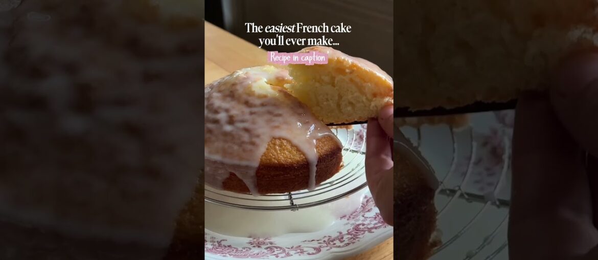 French Yogurt Cake Recipe 🇫🇷🍰