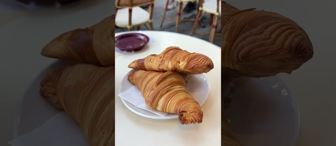 Paris Croissant  #adventure #travel #france #food #croissant #parisfrance #paris #bakery #cafe