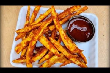 Banana French fries recipe 🍟Sirf 2 min me banaye healthy nasta.#food #banana#frenchfries#healthydish