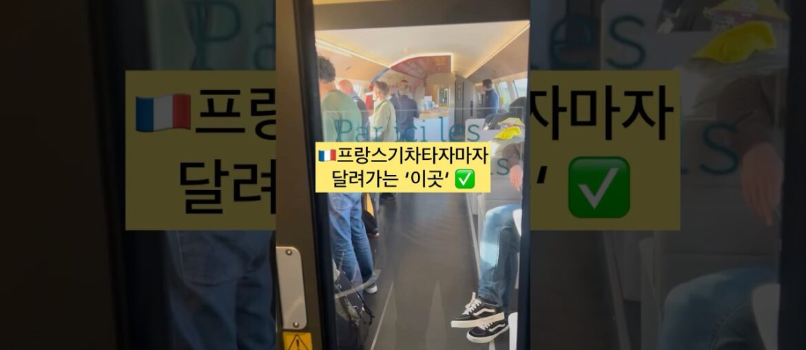 시속 300km로 달리는 프랑스 통창 뷰 맛집 ✨기차 여행의 낭만 치사량 초과.. 파리에서 테제베(TGV) 타면 카페 칸은 선택 아닌 필수! 🇫🇷