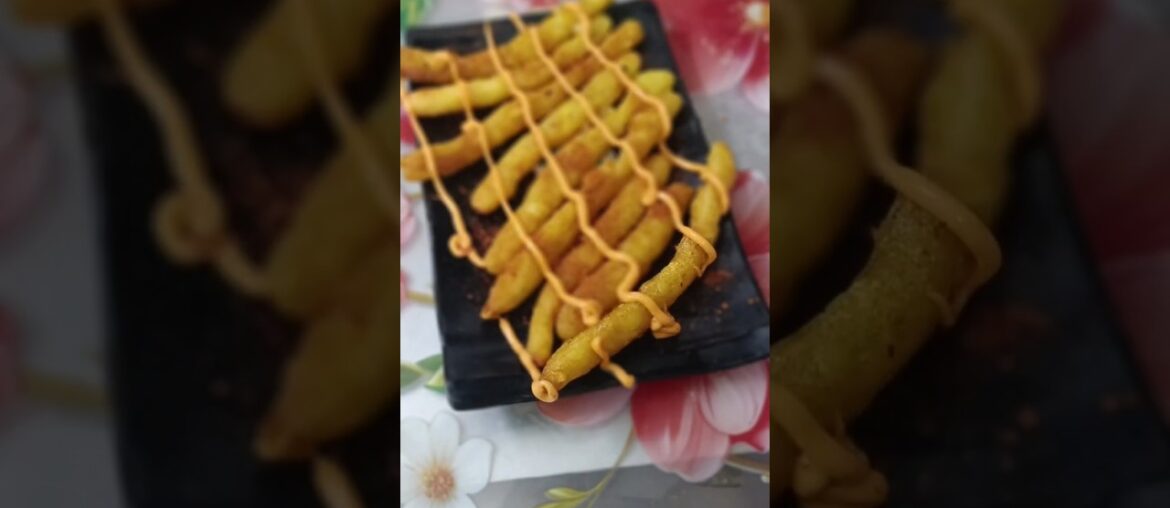 Crispy Suji French Fries 😍 | Unique Evening Snack Recipe | Easy & Quick | @TheRecipeHub11 #shorts