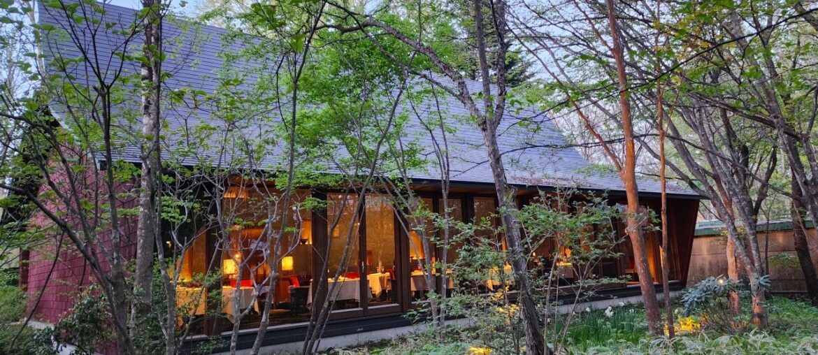 Exquisite French Dinner in the Karuizawa Forest at Yukawatan, Nagano Japan | Artistic Course Menu