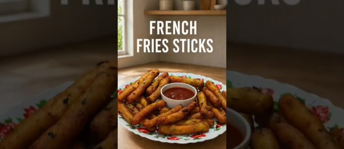 “Crispy French Fries Sticks🤤| Aloo + Poha Special”#trandingshorts#viral #frenchfries#foryou#explore