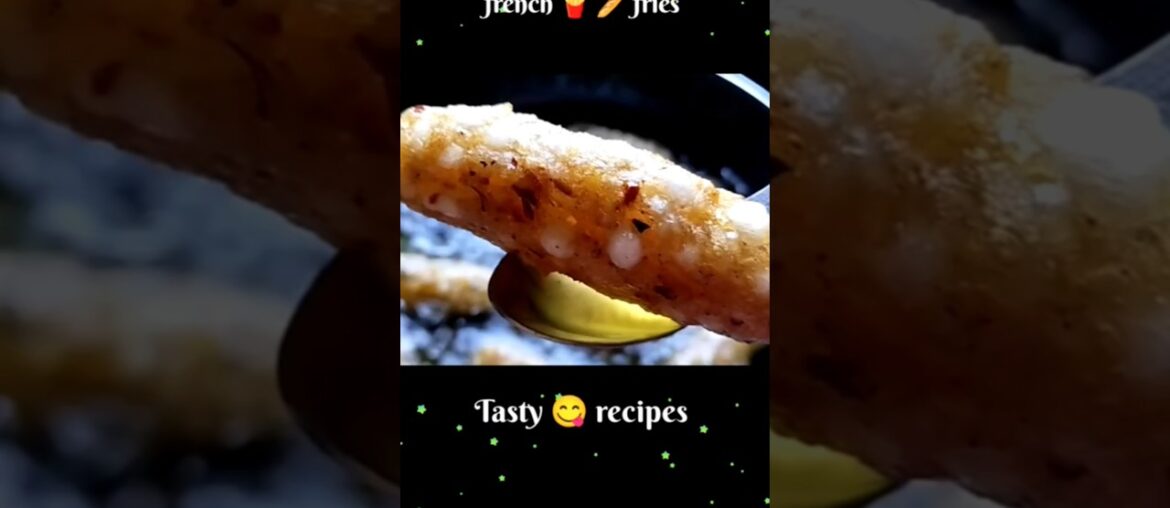 साबूदाना french 🍟🥖 fries 😋 ll #tasty #healthy #cooking #recipes #instant #french fries